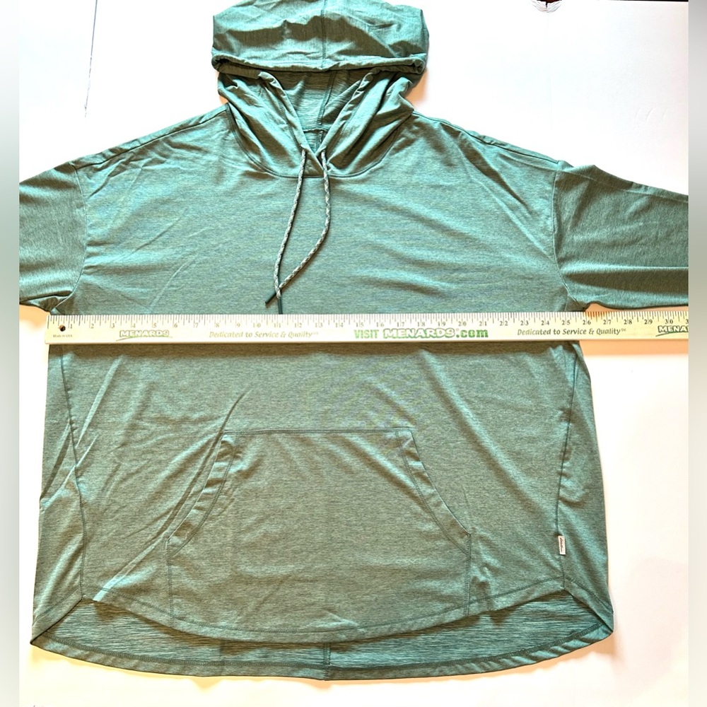Eddie Bauer XL Women’s Dark Evergreen/Green Lightweight Pullover Hoodie - Picture 4 of 6